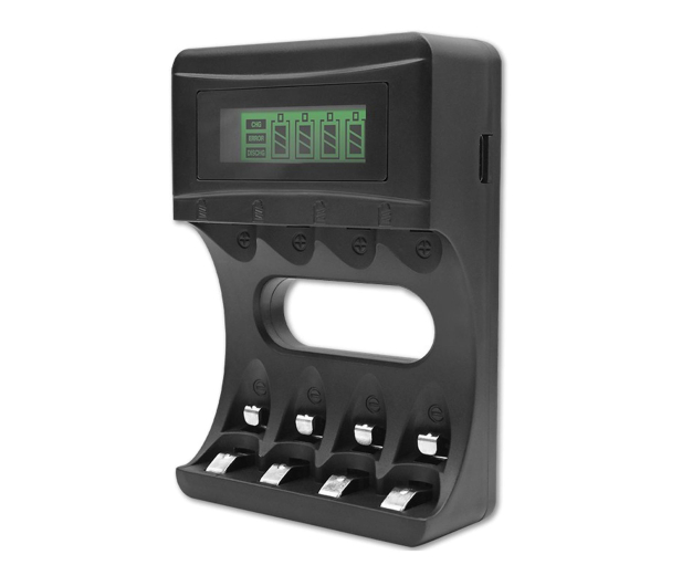 QOLTEC Ładowarka do akumulatorków Ni-MH typu R03/AAA R6/AA 1800mA 50654 - 1324575 - zdjęcie 3